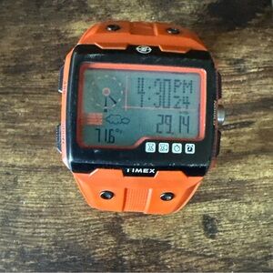 Very Rare Timex Expedition Orange Digital Watch
